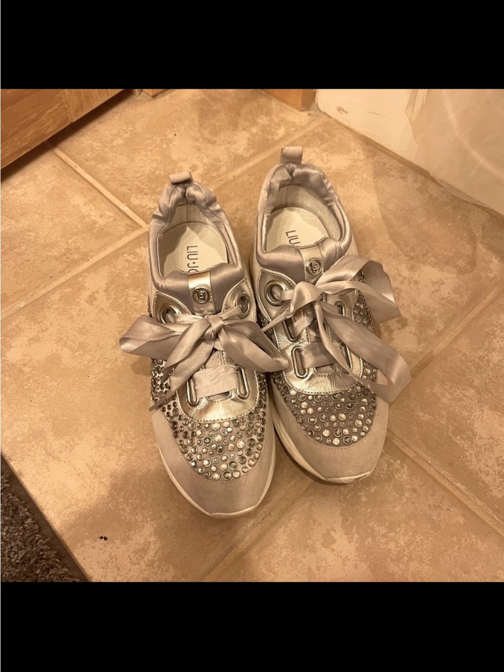 Liu Jo Silver Crystal-Embellished